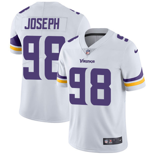 Minnesota Vikings #98 Limited Linval Joseph White Nike NFL Road Men Jersey Vapor Untouchable->youth nfl jersey->Youth Jersey